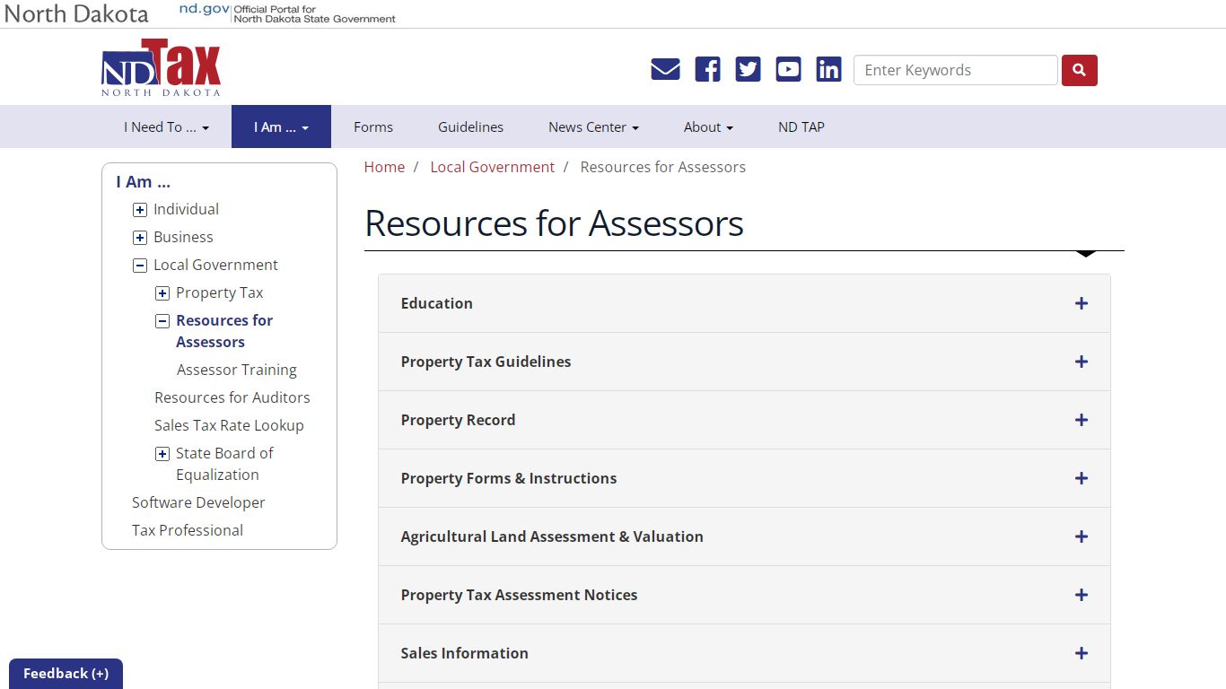 Information for Local Officials Administering Property Taxes